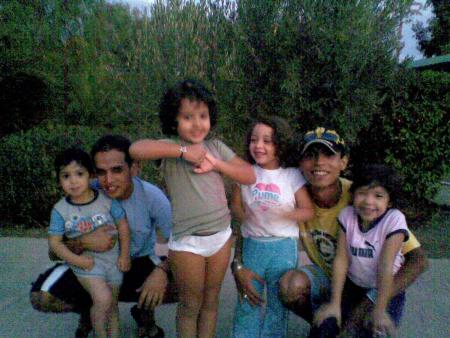 moi , marouane et mes cousins